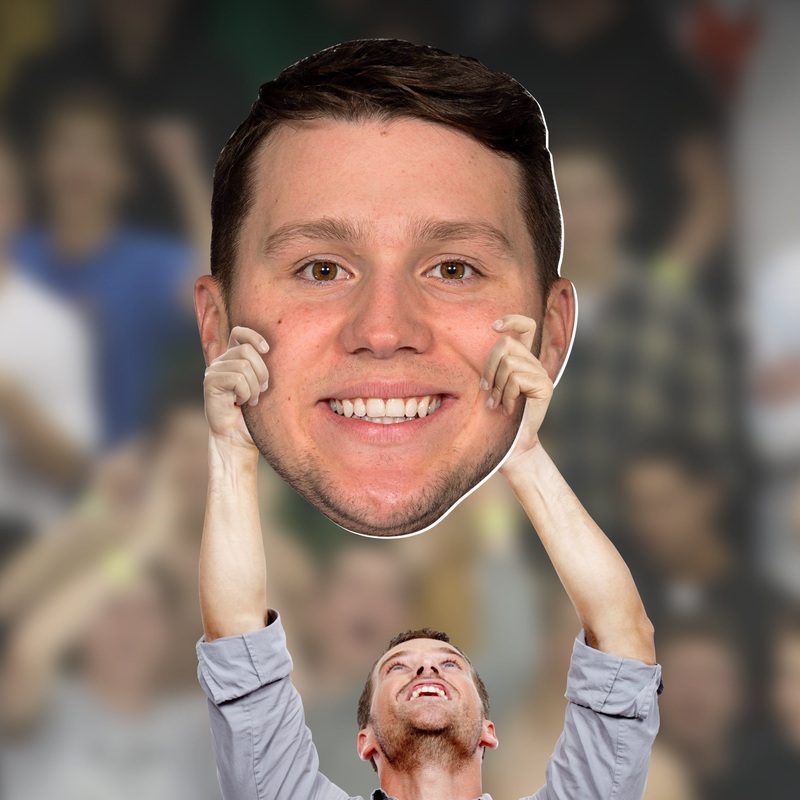 Josh Allen – Big Head – Official NFL – Buffalo Bills – Foam Core Cutout #1