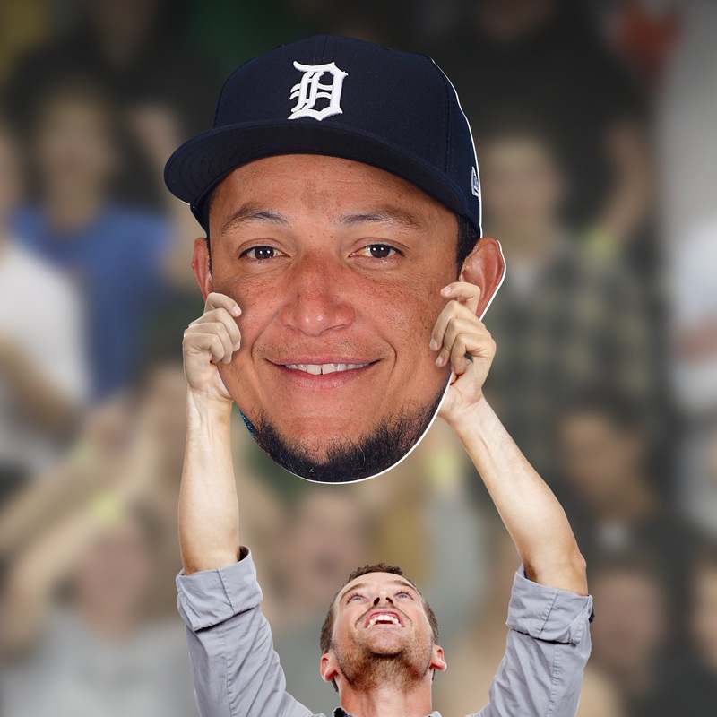 Miguel Cabrera – Big Head – Official MLB – Detroit Tigers – Foam Core Cutout