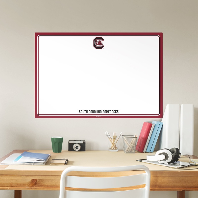 South Carolina Gamecocks – Dry Erase Whiteboard – Official NCAA – Reusable Vinyl Wall Decal