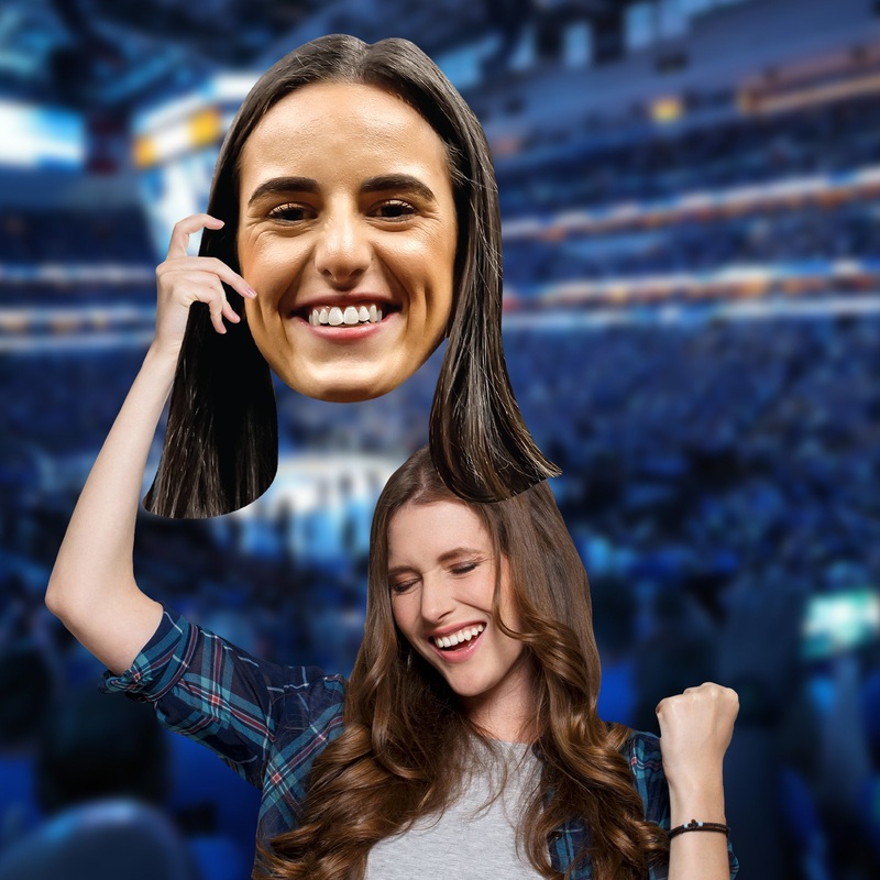 Caitlin Clark – Big Head – Official WNBA – Indiana Fever – Foam Core Cutout