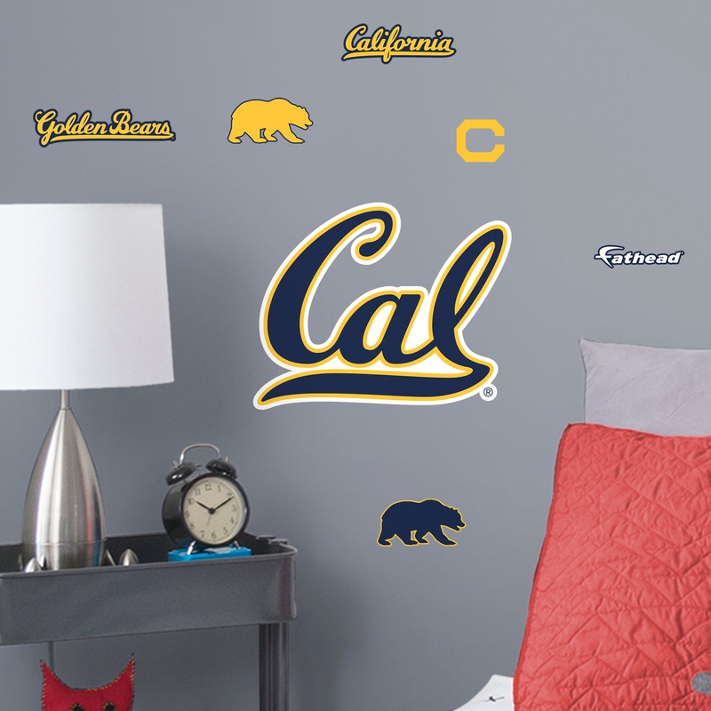 Cal Golden Bears – RealBig POD Teammate Logo Collection – Official NCAA – Reusable Vinyl Wall Decals