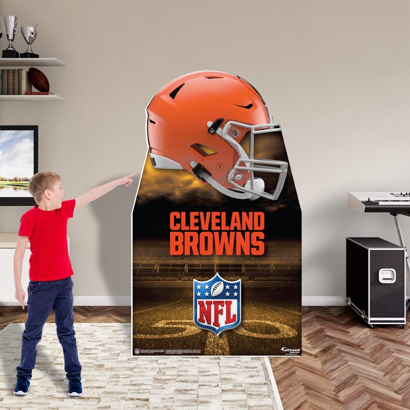 Cleveland Browns Helmet – Life-Size Stand Out – Official NFL – Foam Core Cutout