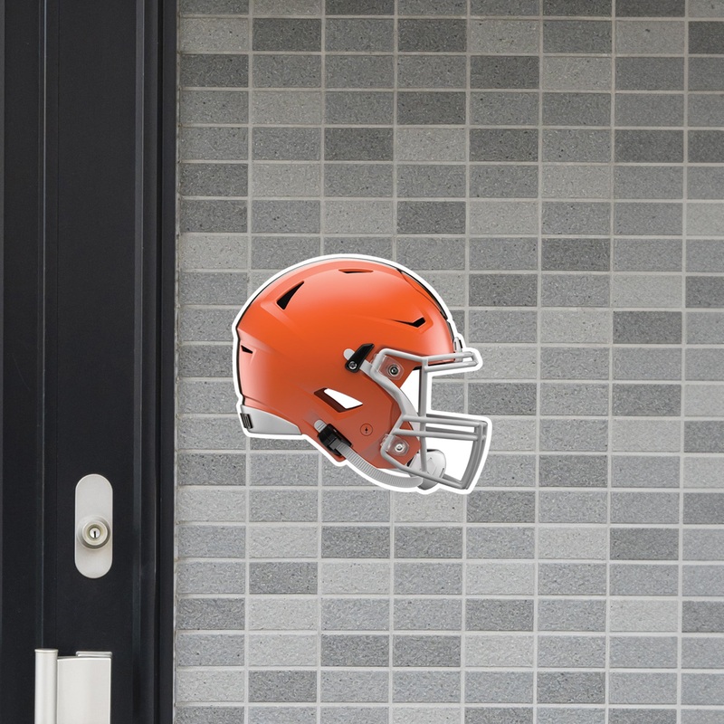Cleveland Browns – Helmet – Outdoor Wall Decals – Official NFL – Scratch Resistant Alumigraphics Smooth