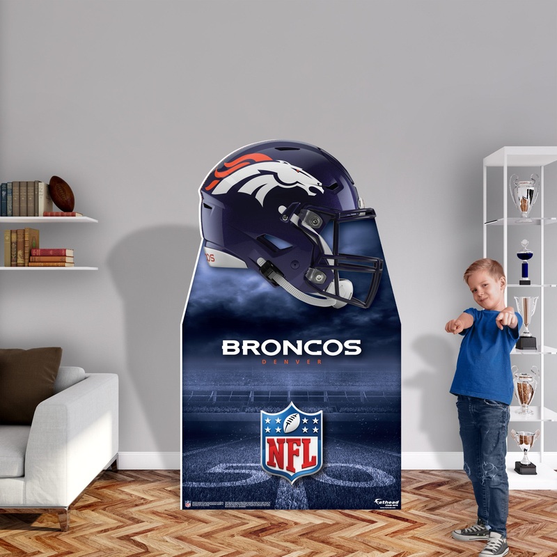 Denver Broncos Helmet – Life-Size Stand Out – Official NFL – Foam Core Cutout