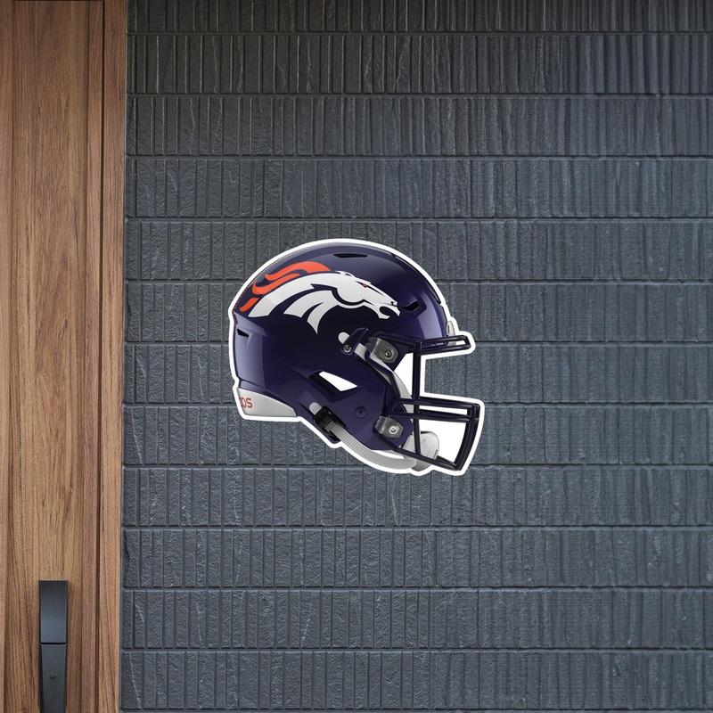 Denver Broncos – Helmet – Outdoor Wall Decals – Official NFL – Scratch Resistant Alumigraphics Smooth #3