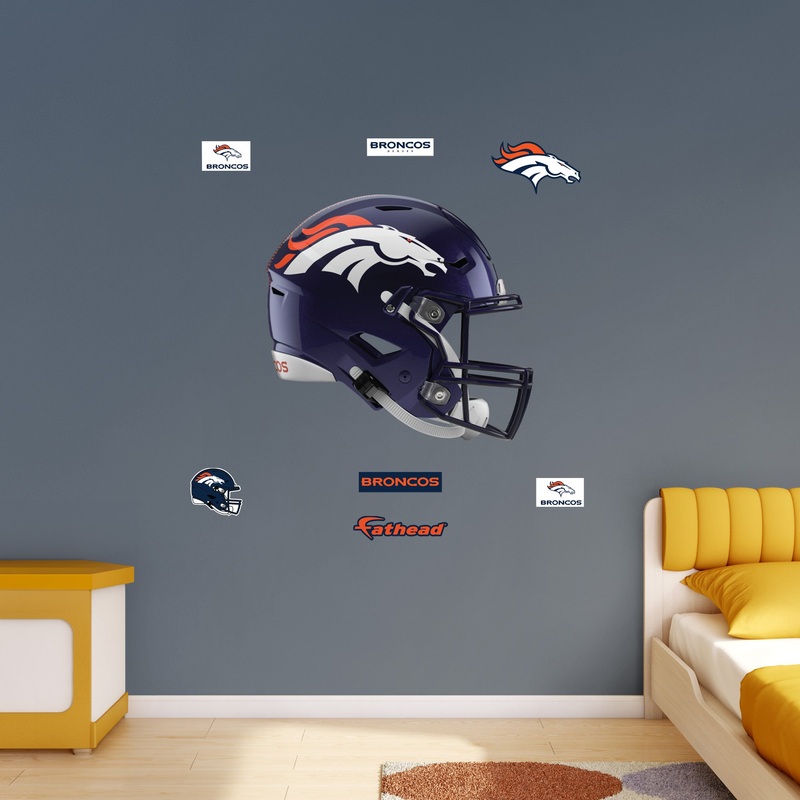 Denver Broncos – RealBig Helmet Collection – Official NFL – Reusable Vinyl Wall Decals #2