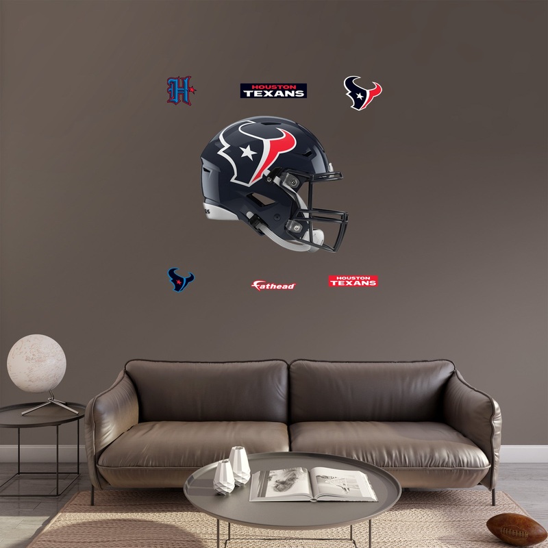 Houston Texans – RealBig Helmet Collection – Official NFL – Reusable Vinyl Wall Decals #2
