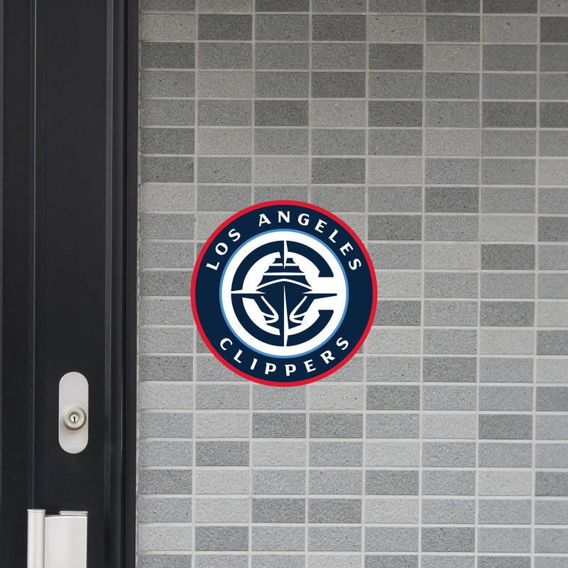 Los Angeles Clippers – Logo – Outdoor Wall Decals – Official NBA – Scratch Resistant Alumigraphics Smooth