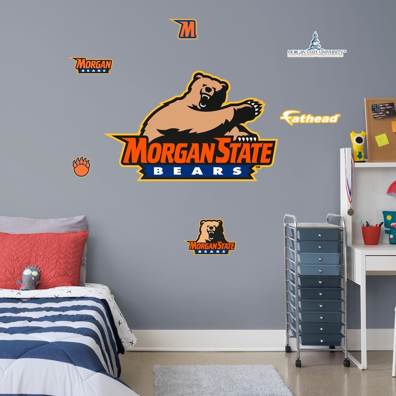 Morgan State University – RealBig Logo Collection – Official NCAA – Reusable Vinyl Wall Decals #1