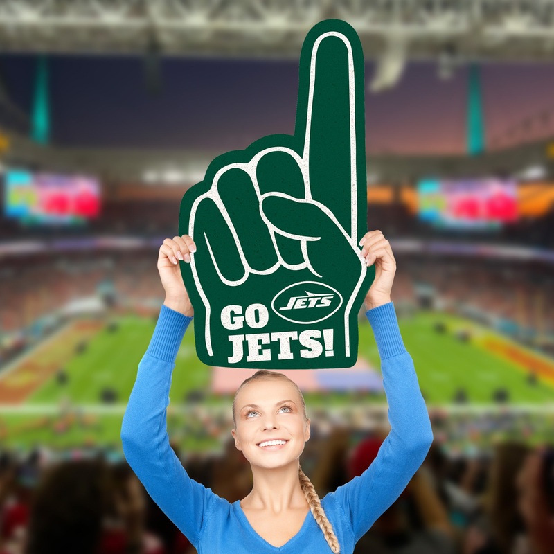 New York Jets – Big Head – Official NFL – Foam Core Cutout