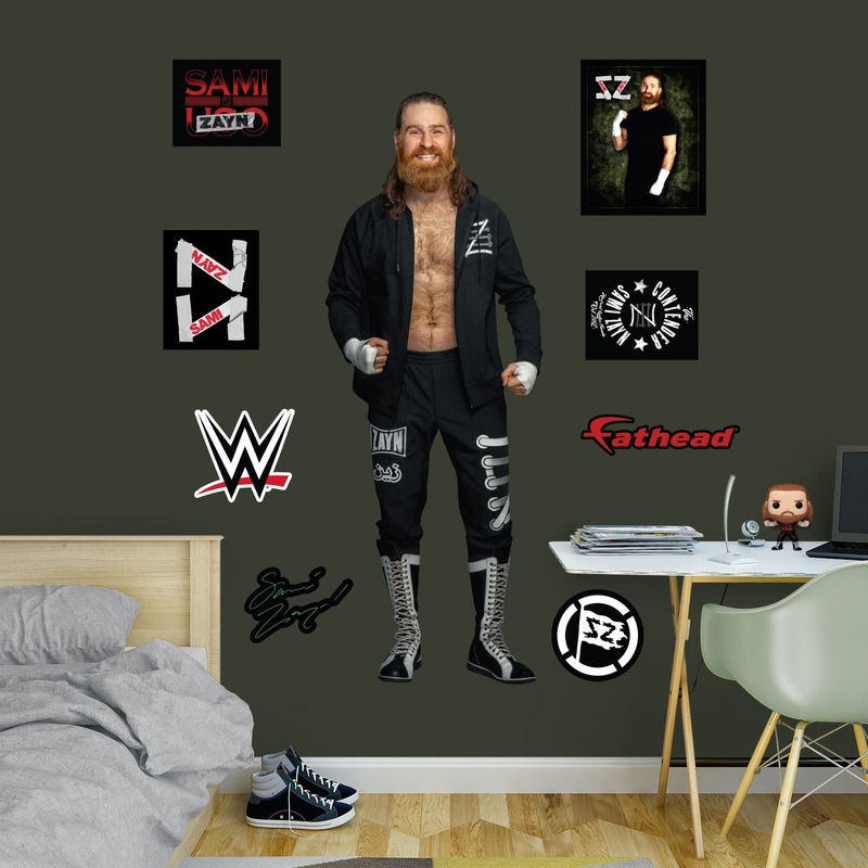 Sami Zayn – RealBig Collection – Official WWE – Reusable Vinyl Wall Decals