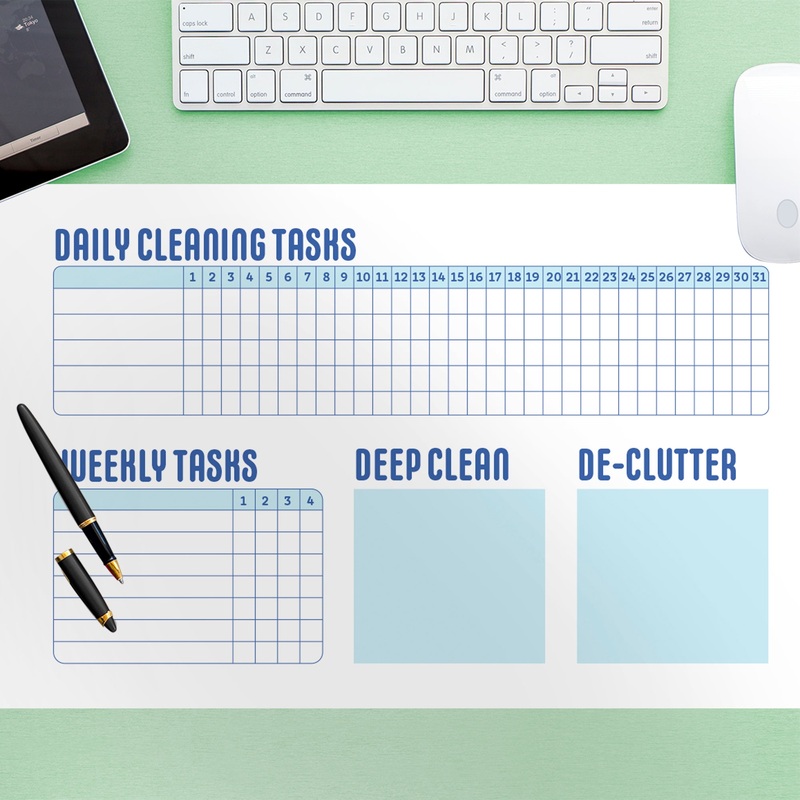 Checklist Daily Cleaning  – Removable Wall Decal
