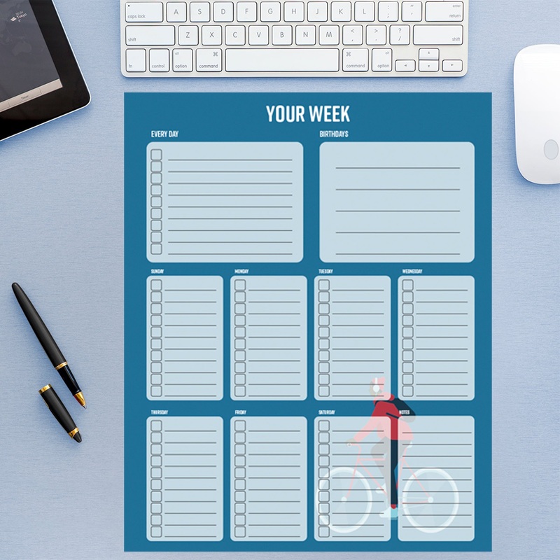 Checklist Your Week  – Removable Wall Decal