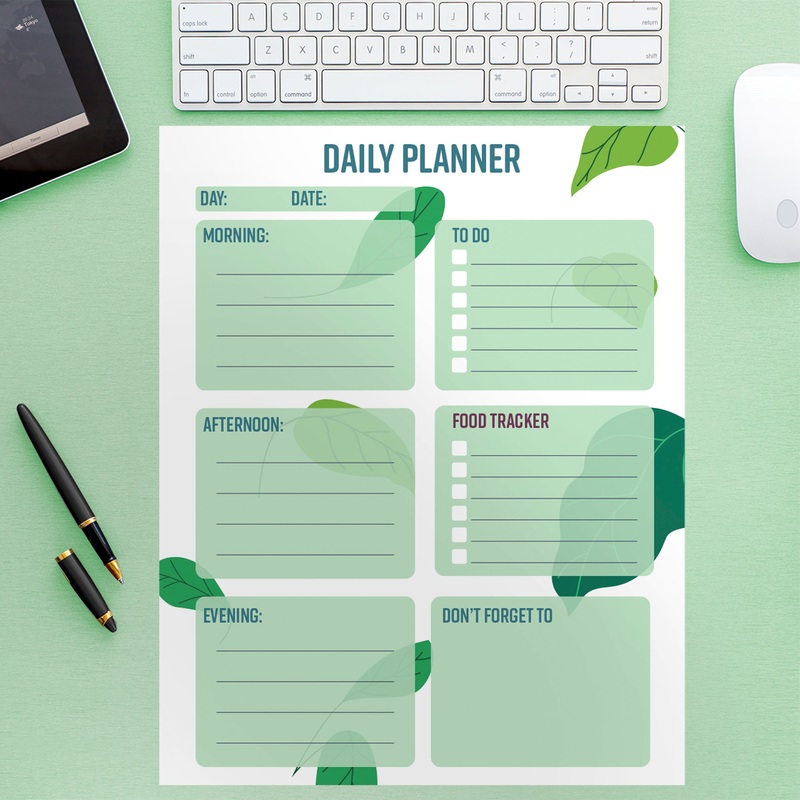 Dry Erase Checklist Plants 10  – Removable Wall Decal