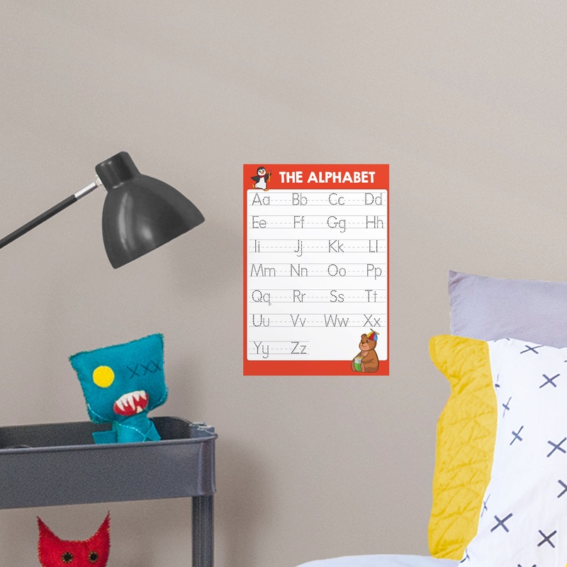 Dry Erase Educational The Alphabet – Removable Wall Decal