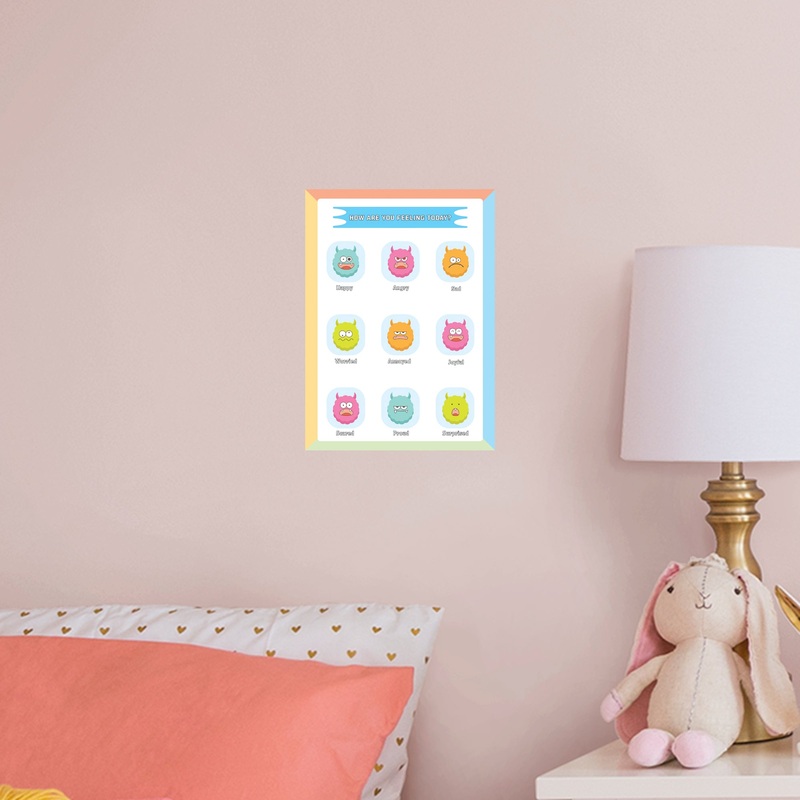 Feeling Chart Monster  – Removable Wall Decal