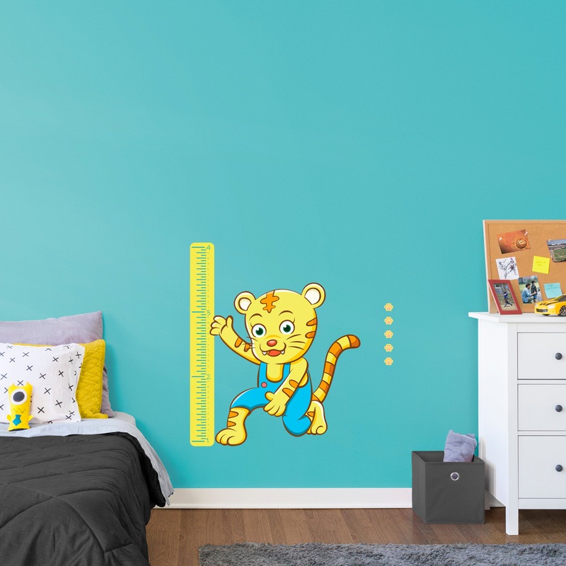 Growth Chart Cheetah  – Removable Wall Decal