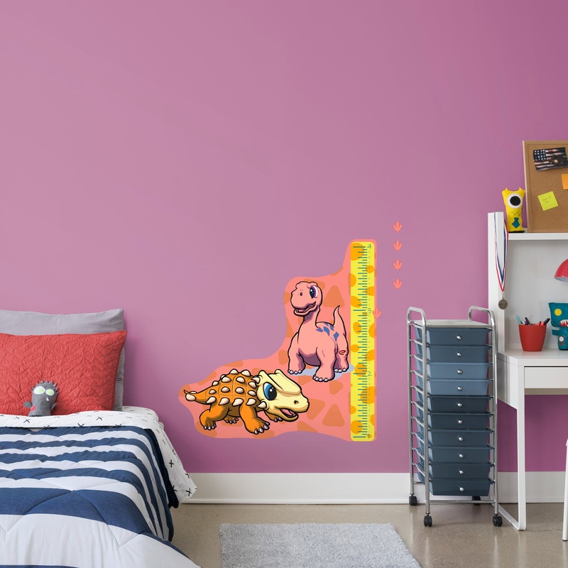 Growth Charts Dinosaurs 04  – Removable Wall Decal