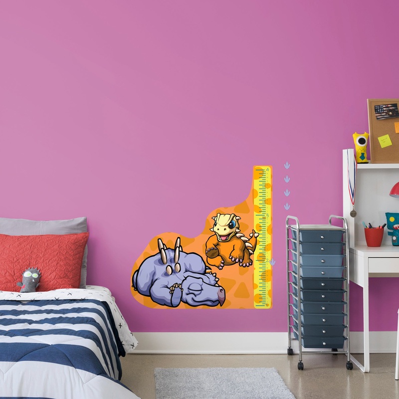 Growth Charts Dinosaurs 08  – Removable Wall Decal