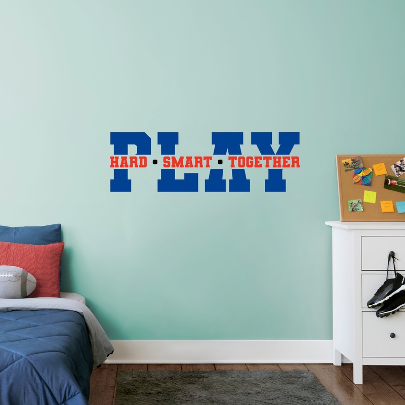 Pre-mask Play Smart Play Together  – Removable Wall Decal
