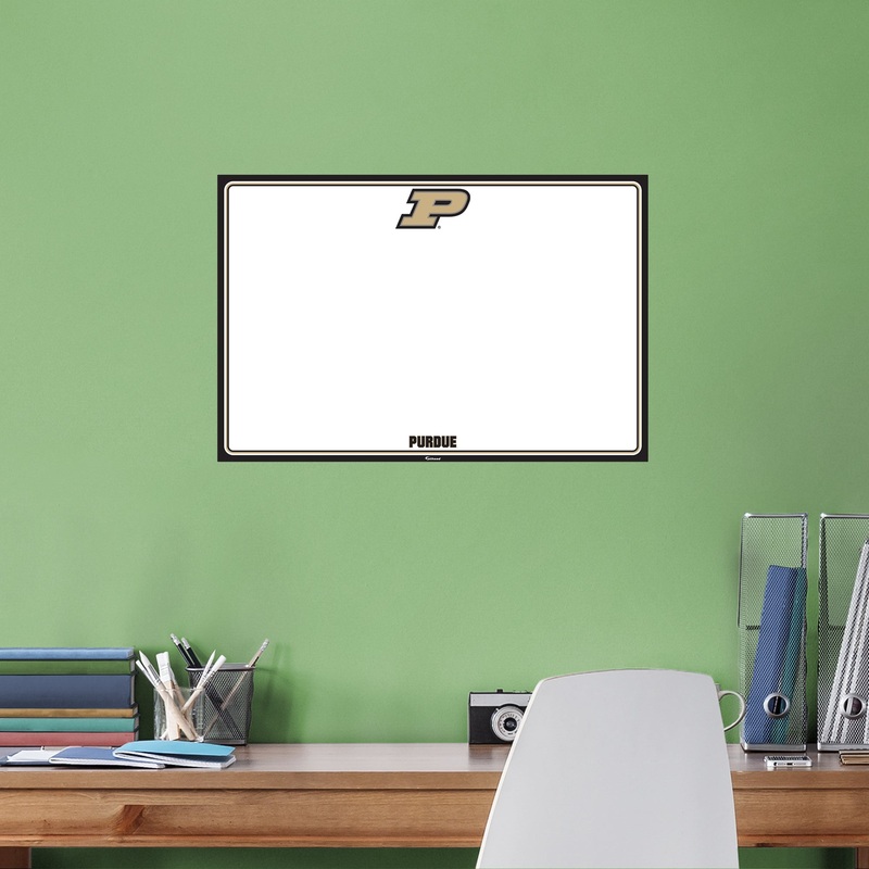 Purdue Boilermakers – X-Large – Dry Erase Whiteboard – Official NCAA – Reusable Vinyl Wall Decal