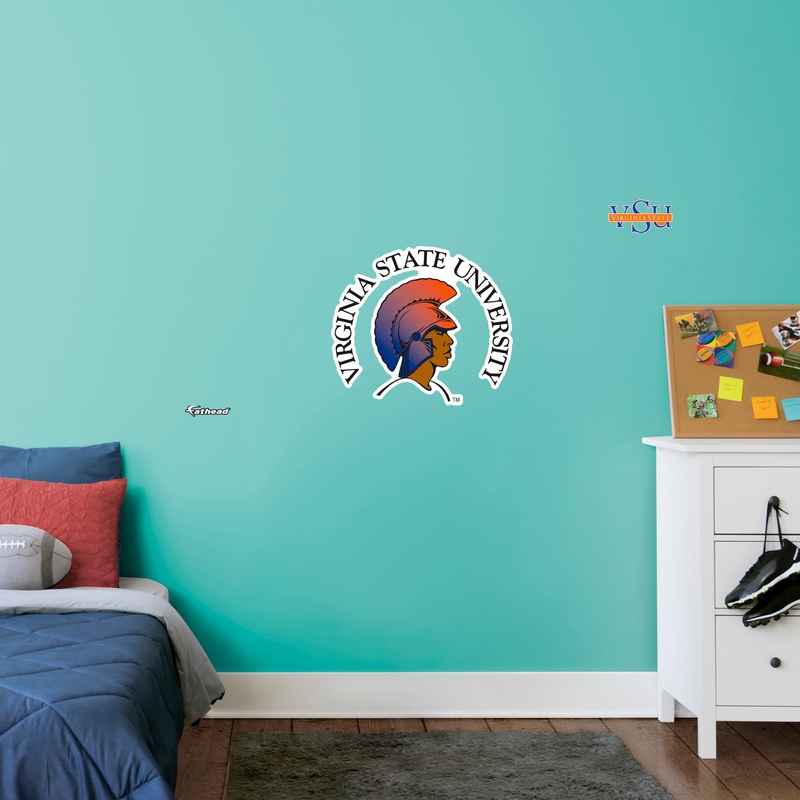 Virginia State University – RealBig Logo Collection – Official NCAA – Reusable Vinyl Wall Decals
