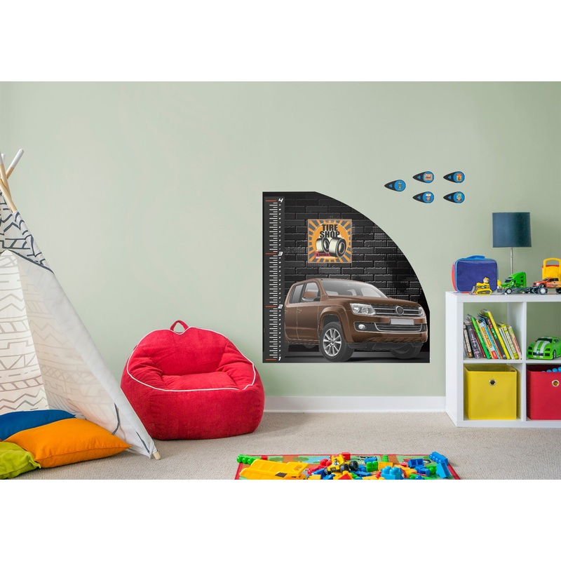 Automobile Growth Charts Pick up Car – Removable Wall Decal