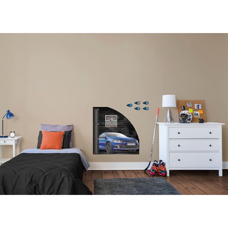 Automobile Growth Charts Sport Car – Removable Wall Decal
