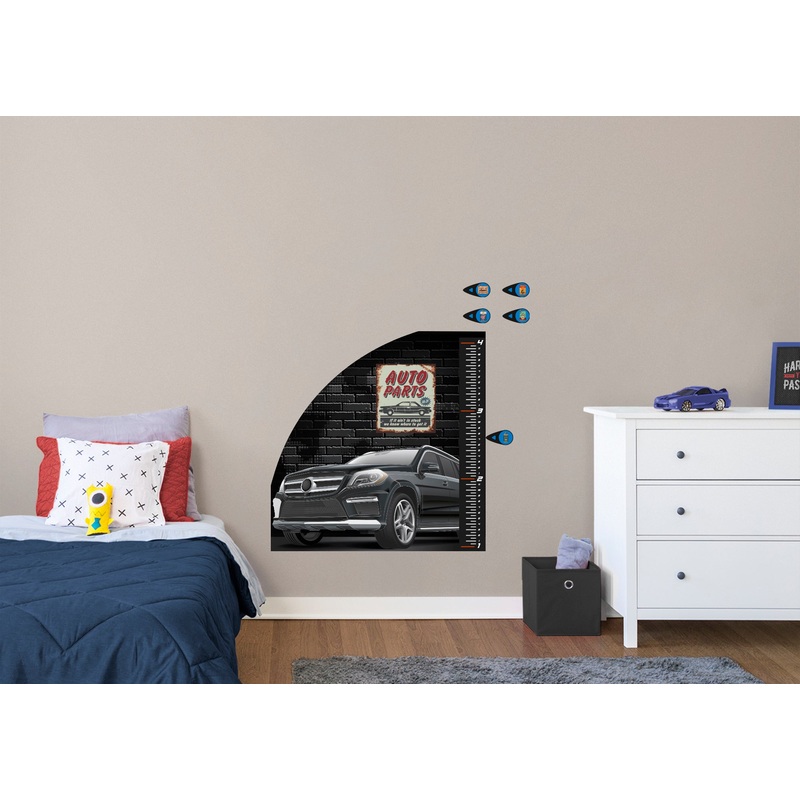 Automobile Growth Charts SUV Car  – Removable Wall Decal