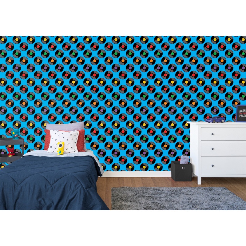 Dj All Day  – Peel & Stick Wallpaper