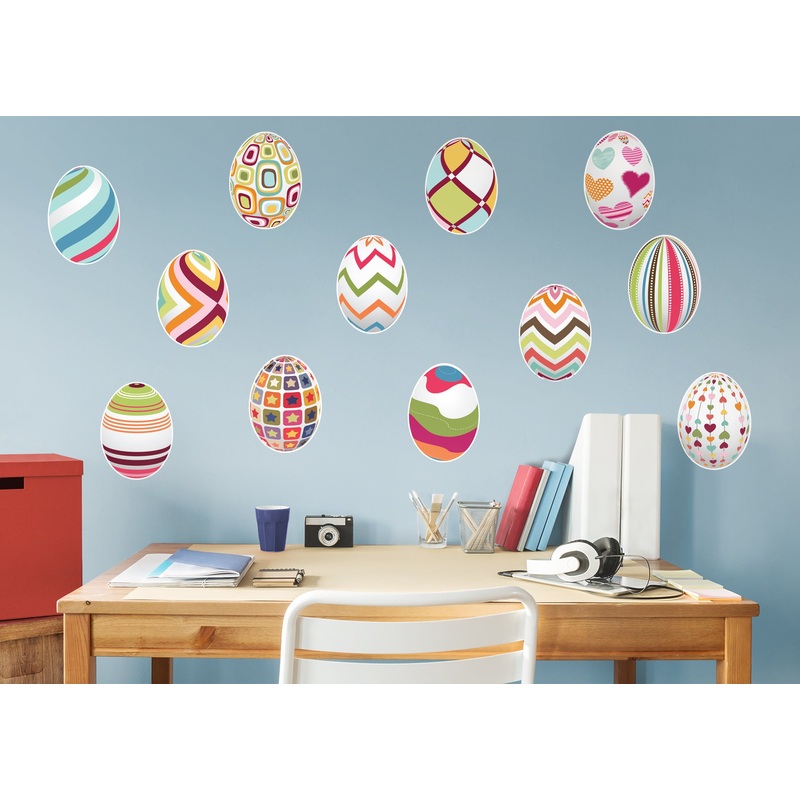 Easter Dye Eggs  –  Removable Wall Decal