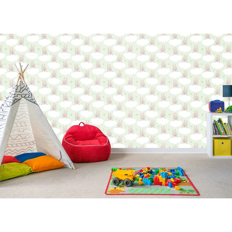 Good Hare Day – Peel & Stick Wallpaper