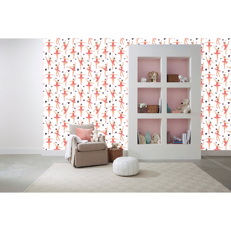 Spirited Ballet  – Peel & Stick Wallpaper