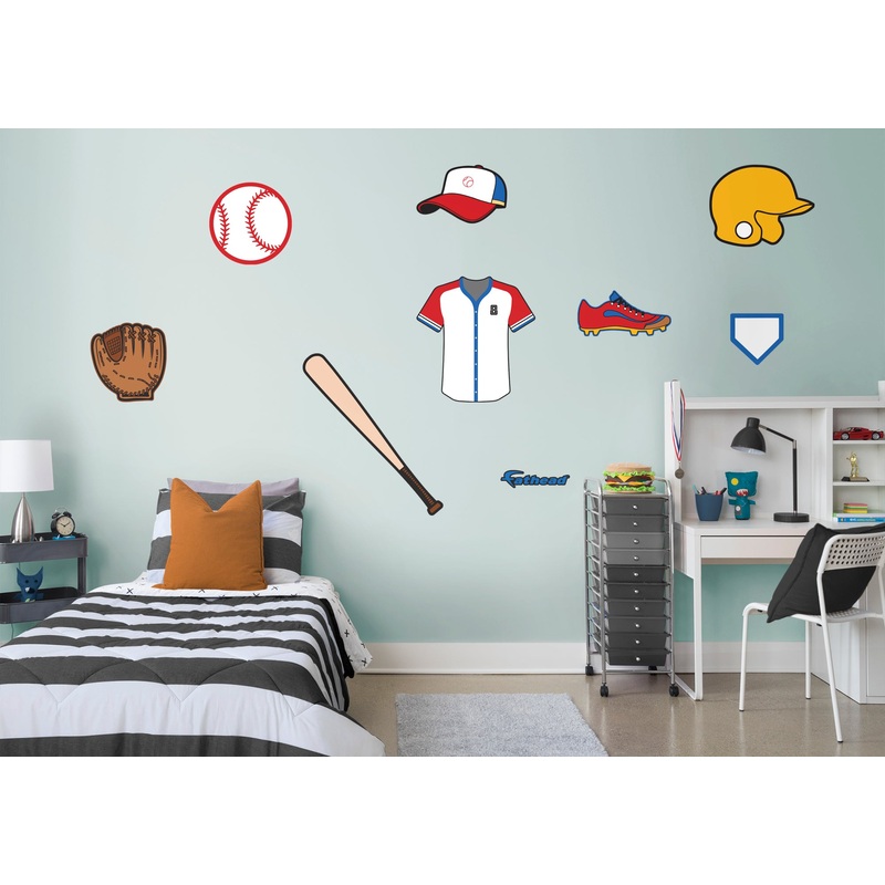 Sports Baseball Collection  –  Removable Wall Decal