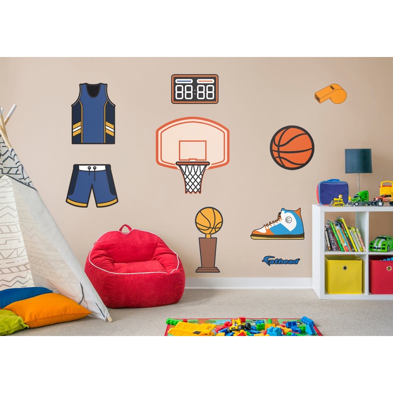 Sports Basketball Collection  –  Removable Wall Decal