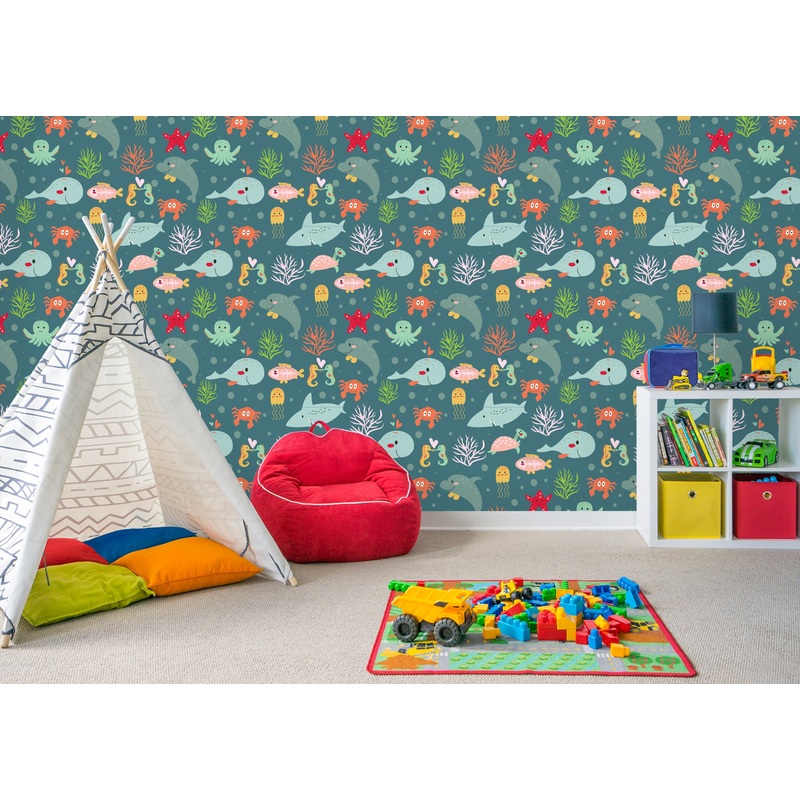 Billie Kids            -Peel & Stick Wallpaper