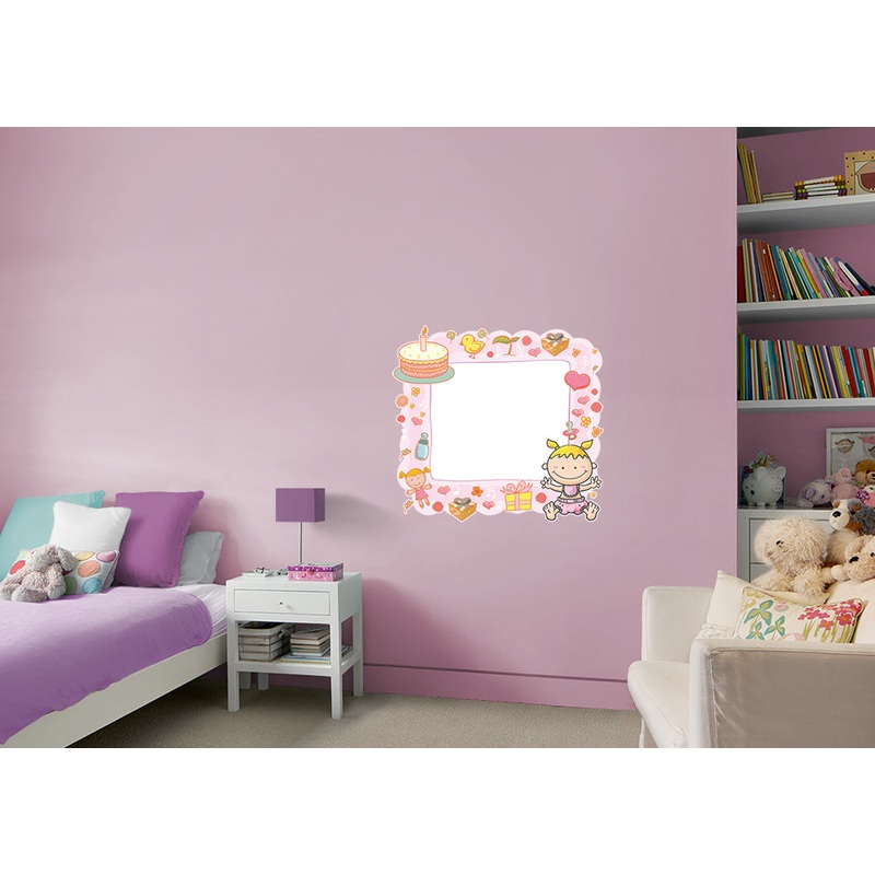 Birthday  Girl Dry Erase            Removable Wall   Adhesive Decal