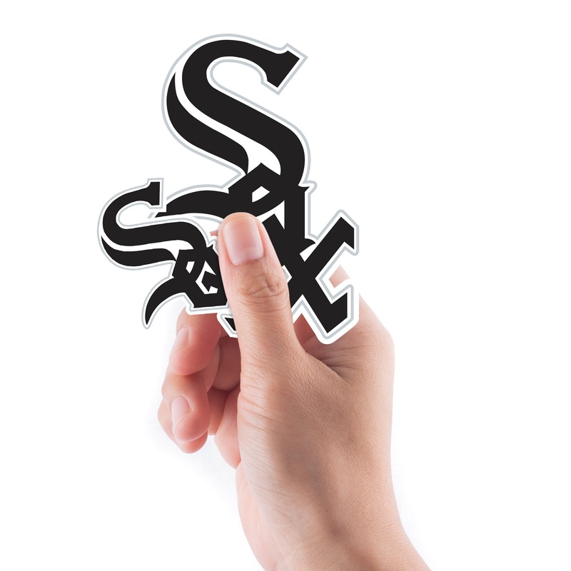 Chicago White Sox – 5 Logo Minis (Mixed Sizes) – Official MLB – Reusable Vinyl Decals