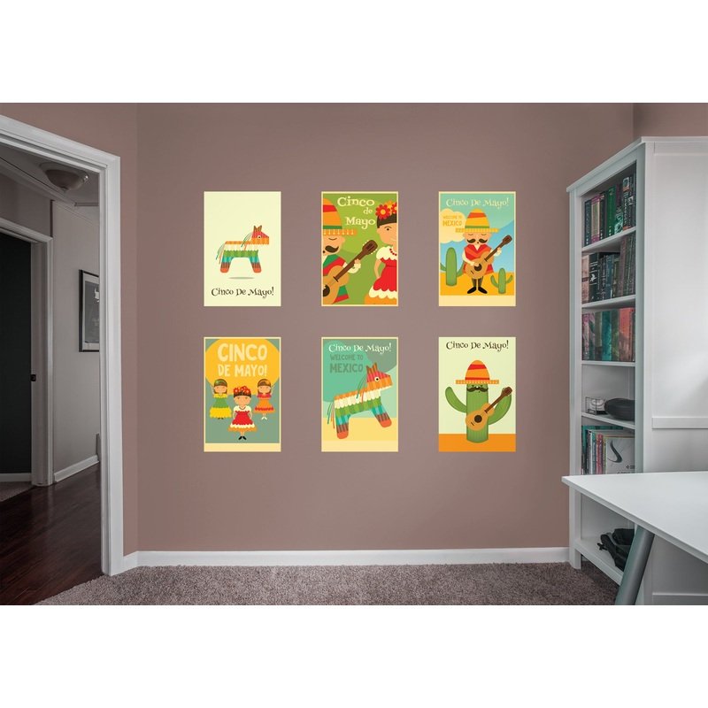 Cinco de Mayo  Couple and Horse Collection            Removable Wall   Adhesive Decal
