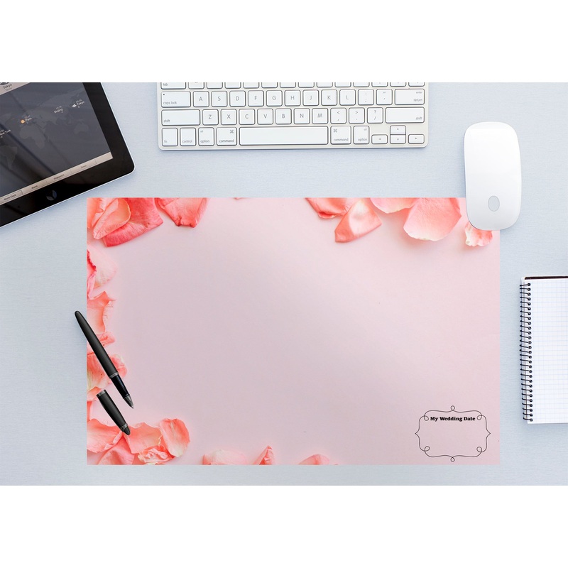 Dry Erase Floral Petal  –  Removable Wall Decal