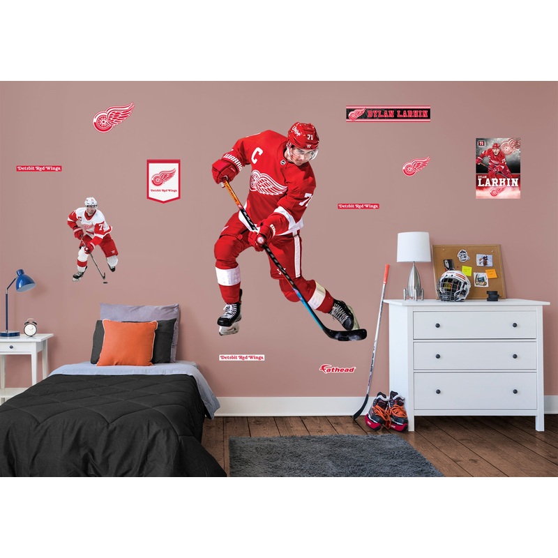 Dylan Larkin – RealBig Collection – Official NHL – Detroit Red Wings – Reusable Vinyl Wall Decals #2