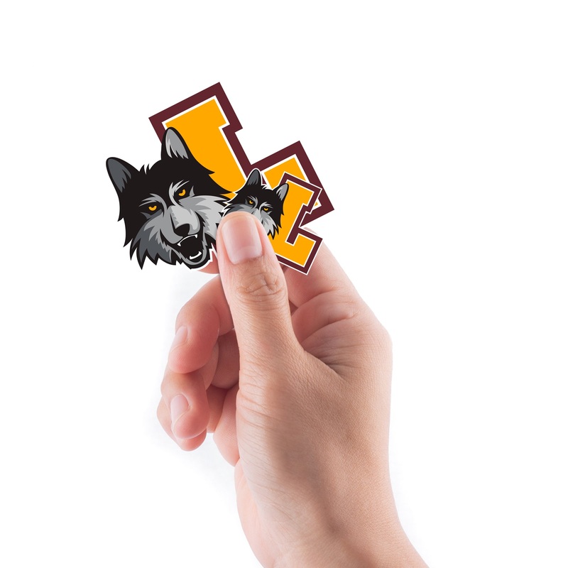 Loyola Chicago Ramblers – 5 Logo Minis (Mixed Sizes) – Official NCAA – Reusable Vinyl Decals