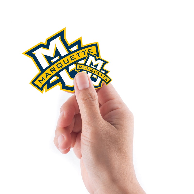 Marquette Golden Eagles – 5 Logo Minis (Mixed Sizes) – Official NCAA – Reusable Vinyl Decals
