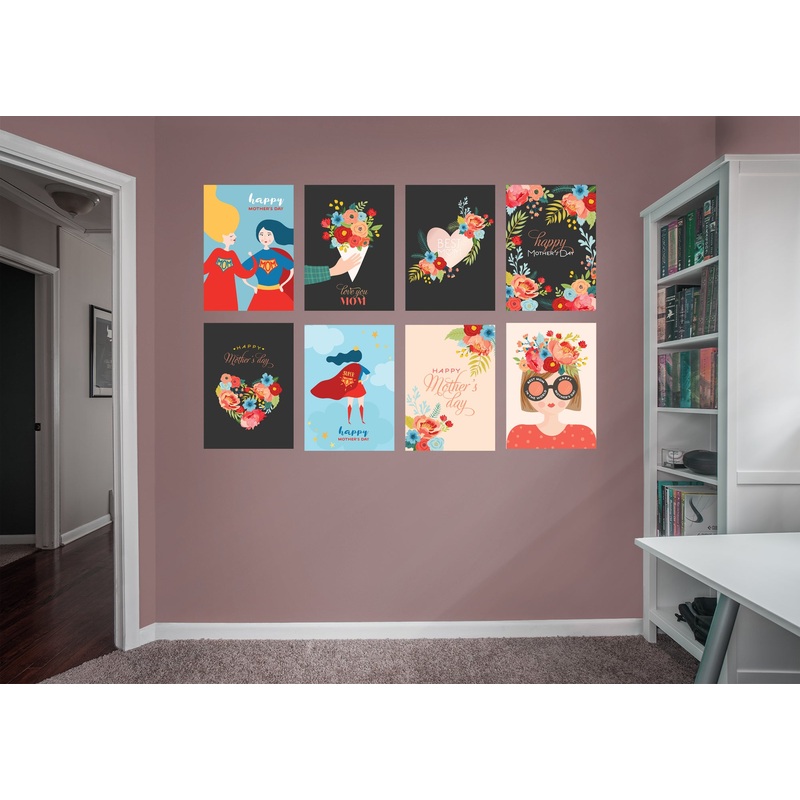 Mother’s Day Supermom Collection  –  Removable Wall Decal