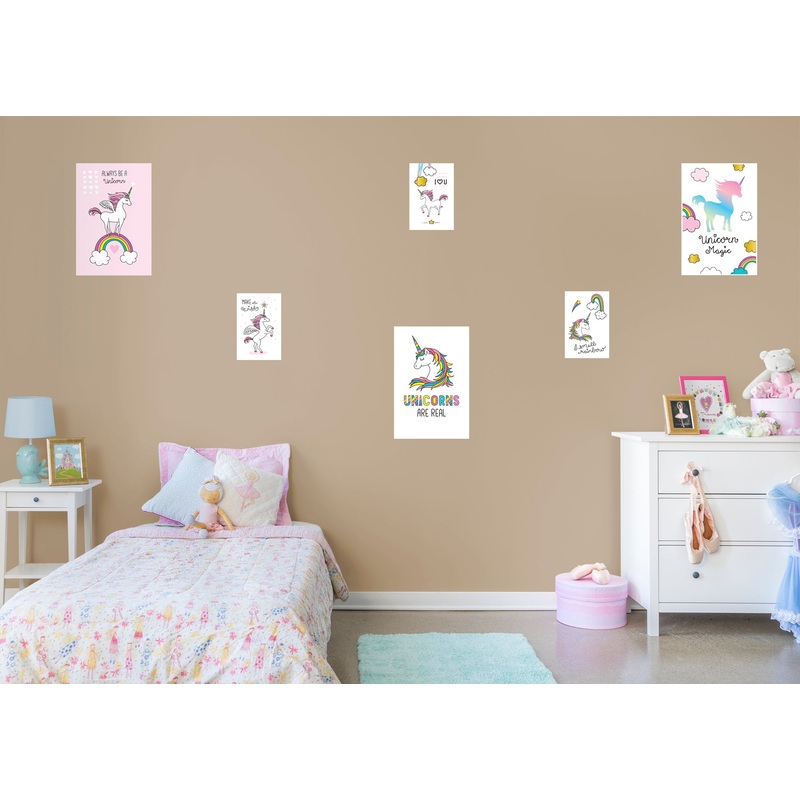 Mythical Creatures Unicorn Collection 2            Removable Wall   Adhesive Decal