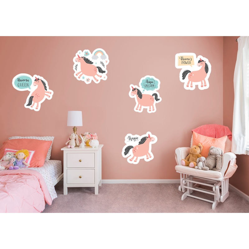 Mythical Creatures Unicorn Colletion 1            Removable Wall   Adhesive Decal