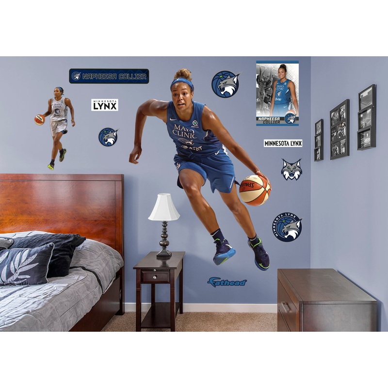 Napheesa Collier – RealBig Collection – Official WNBA – Minnesota Lynx – Reusable Vinyl Wall Decals