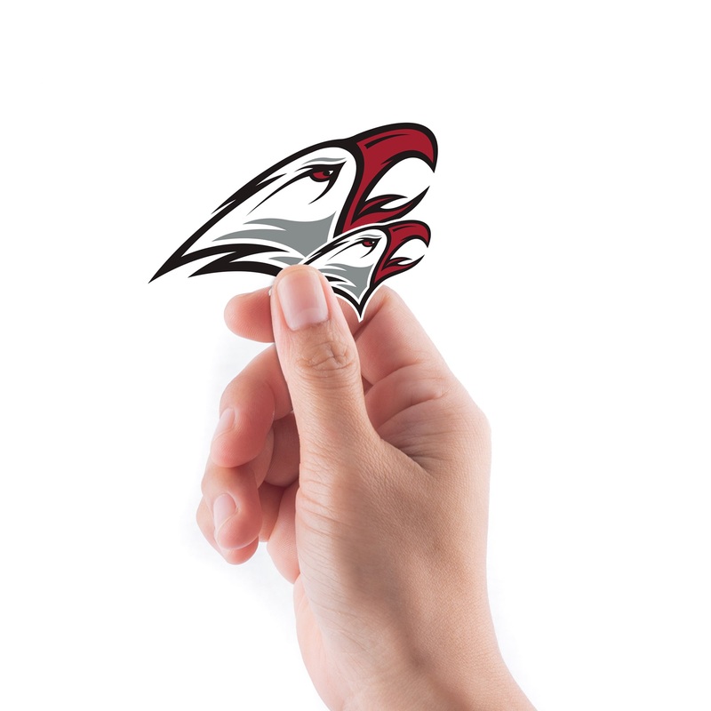 North Carolina Central Eagles – 5 Logo Minis (Mixed Sizes) – Official NCAA – Reusable Vinyl Decals