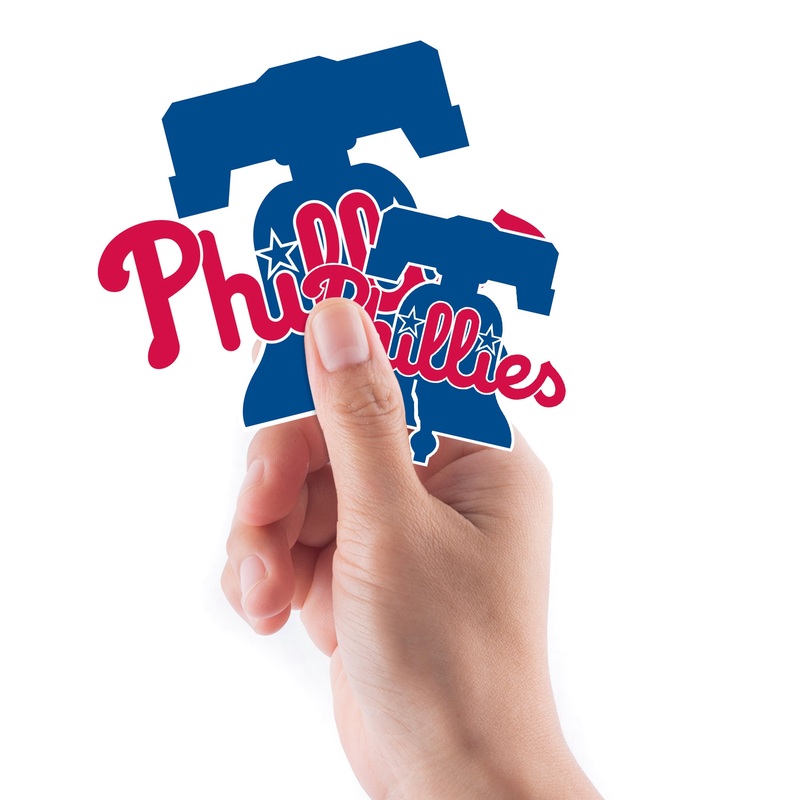 Philadelphia Phillies – 5 Logo Minis (Mixed Sizes) – Official MLB – Reusable Vinyl Decals