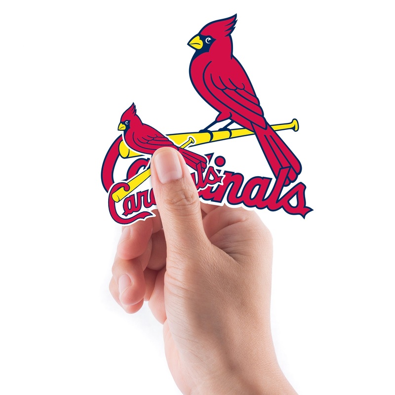St. Louis Cardinals – 5 Logo Minis (Mixed Sizes) – Official MLB – Reusable Vinyl Decals